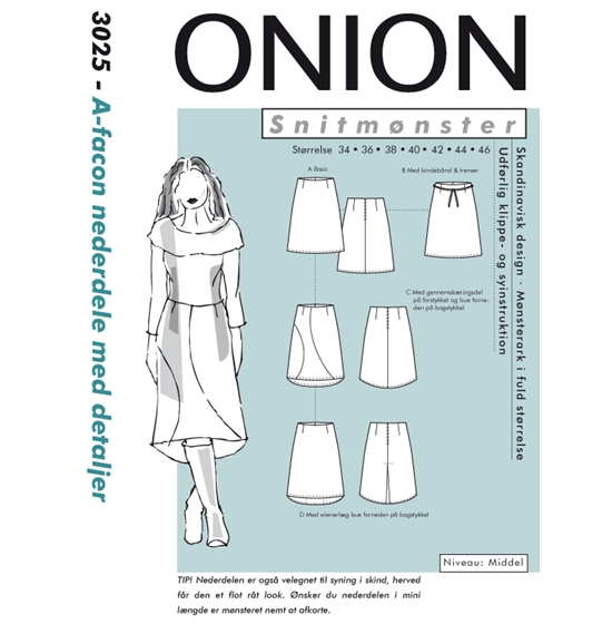 Onion 3025 Snitmønster